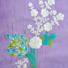 Tarunika – Lavender Mulmul Chanderi Unstitched Dori & Resham Embroidered Suit Set