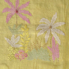Gulnaaz – Yellow Mulmul Chanderi Unstitched Appliqué & Sequin Embroidered Suit Set