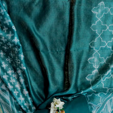 Varnika – Mint Green Banarasi Tissue Unstitched Zari & Mirror Embroidered Suit
