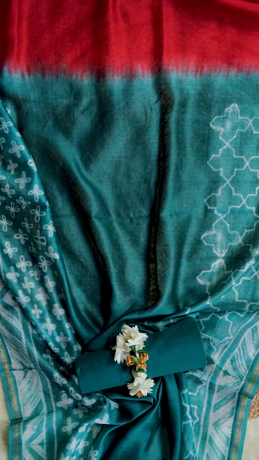 Varnika – Mint Green Banarasi Tissue Unstitched Zari & Mirror Embroidered Suit