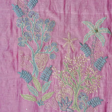 Blush Sequin Reverie – Pink Mulmul Chanderi Unstitched Zari & Pearl Embroidered Suit Set